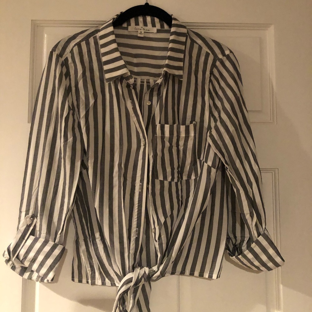 Striped Button-up